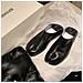 Scarpe Split Toe Comode - Scarpe Basse In Pu E Microfibra Per Uso Quotidiano Black 38 - Foto miniatura 3