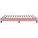 Giroletto a Molle senza Materasso Rosa 160x210 cm in Velluto - Foto miniatura 6