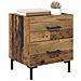 Armadio da Notte 2 pcs Legno vecchio 40 x 35 x 47,5 cm - Foto miniatura 3
