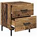 Armadio da Notte 2 pcs Legno vecchio 40 x 35 x 47,5 cm - Foto miniatura 5