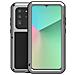 Cover per Galaxy S20 Ultra - Silicone+Metallo, Argento, Antiurto - Foto miniatura 1
