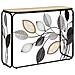 Tavolo Consolle Natura 3-multicolore-metallo-108x36,8x80 Cm - Foto miniatura 1