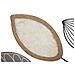 Tavolo Consolle Natura 3-multicolore-metallo-108x36,8x80 Cm - Foto miniatura 5