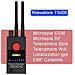 Potente Scanner Rilevatore Di Microspie Gsm E Rf, Telecamere Nascoste, Dispositivi Di Ascolto Wireless E Localizzatori Gps, Facile Da Usare Doppia Scansione Professionale - Foto miniatura 3