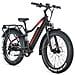 E-bike Bici Elettrica Fat Bike Misura 26 Robin Pro Batteria Al Litio Lg Da 48v 20ah Motore Bafang 250w 80nm New - Black-gold - Foto miniatura 3