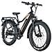 E-bike Bici Elettrica Fat Bike Misura 26 Robin Pro Batteria Al Litio Lg Da 48v 20ah Motore Bafang 250w 80nm New - Black-gold - Foto miniatura 1