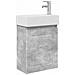 Mobile bagno con rubinetto Grigio Cemento 45,5 x 22,5 x 84 cm - Foto miniatura 1