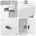 Mobile bagno con rubinetto Grigio Cemento 45,5 x 22,5 x 84 cm - Foto miniatura 8