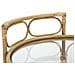 Carrello Bar Panama Rotondo In Ferro, Rattan E Vetro Ø 51x74 Cm - Foto miniatura 5