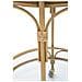 Carrello Bar Panama Rotondo In Ferro, Rattan E Vetro Ø 51x74 Cm - Foto miniatura 6