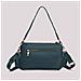 borsa a tracolla in nylon PETROLIO - Foto miniatura 2