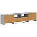 Mobile TV LED a 5 pezzi Sonoma grigio Legno ingegnerizzato - Foto miniatura 8