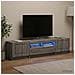 Mobile TV LED a 5 pezzi Sonoma grigio Legno ingegnerizzato - Foto miniatura 9