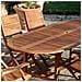 Tavolo in legno massello da giardino estensibile fino a 240 cm 100x180 - Foto miniatura 2