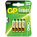 GP5507 Blister Da 4 Batterie Ministilo (AAA) Alkaline Super - Foto miniatura 1