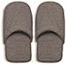 Set 2 pantofole donna grigio. - Foto miniatura 1