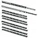 3009905 Guide / binari Con Cuscinetti A Sfere Ad Estrazione Parziale Per Cassetto, 17 X 310 Mm, 10 Pezzi, Zincato, 5 Paires-310mm - Foto miniatura 1