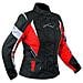 Lady Giacca Moto Donna Impermeabile Termica Sfoderabile Protezioni Ce Rosso S - Foto miniatura 1