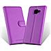 Custodia Compatibile Con Samsung Galaxy A3 2016 In Violetta Ametista - Coperchio Protettiva Con Chiusura Magnetica, Funzione Stand E Tasca Per Le Carte - Foto miniatura 4