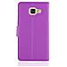 Custodia Compatibile Con Samsung Galaxy A3 2016 In Violetta Ametista - Coperchio Protettiva Con Chiusura Magnetica, Funzione Stand E Tasca Per Le Carte - Foto miniatura 10