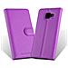 Custodia Compatibile Con Samsung Galaxy A3 2016 In Violetta Ametista - Coperchio Protettiva Con Chiusura Magnetica, Funzione Stand E Tasca Per Le Carte - Foto miniatura 11