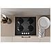 Piano Cottura ING 61T / BK a Gas 4 Fuochi Gas Colore Nero - Foto miniatura 5