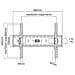 Supporto A Parete Per Monitor Tv 37-70"" Inclinabile, Strongline-42n - Foto miniatura 2