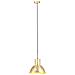Lampada A Sospensione 25 W Ottone Rotonda 28,5 Cm E27 - Foto miniatura 6