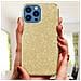 Cover Iphone 13 Pro Silicone Semi-rigido Con Paillette Amovibili Oro - Foto miniatura 4