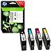 912XL Multipack 3YP34AE Cartuccia Ink Originale Nero / Ciano / Giallo / Magenta per OfficeJet Pro 8010 / 8020 Confezione da 4 pz - Foto miniatura 1