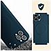 Cover Magsafe Iphone 12 Pro Max Silicone Flessibile Mag Cover Blu Scuro - Foto miniatura 5
