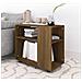 Tavolino Da Salotto Rovere Marrone 70x35x55cm Legno Multistrato - Foto miniatura 3