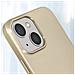 Cover Iphone 13 Silicone Effetto Metallizzato Mercury I Jelly Oro - Foto miniatura 3