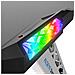 Tavolo Scrivania Da Gaming Rgb Led Xl Fibra Di Carbonio Regolabile 140cm 1,40mt - Foto miniatura 14