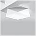 Lampada Da Soffitto Hexa 45 Bianco Sl. 0692 - Moderno Lampade Da Soffitto Bianco 15x45x45 Cm - Foto miniatura 2