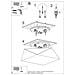 Lampada Da Soffitto Hexa 45 Bianco Sl. 0692 - Moderno Lampade Da Soffitto Bianco 15x45x45 Cm - Foto miniatura 5