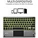 Tastiera con Touchpad Wireless 8436586740610  (Layout Spagnolo) Colore Nero. Grigio - Foto miniatura 2