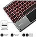 Tastiera con Touchpad Wireless 8436586740610  (Layout Spagnolo) Colore Nero. Grigio - Foto miniatura 6