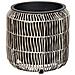 Set Di 2 Vasi Per Piante Brodiea Rattan Sintetico 26/45 Cm Marrone Chiaro - Foto miniatura 6