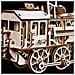 Puzzle In Legno 3d | Locomotiva Meccanica - Foto miniatura 2