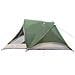 Tenda Da Campeggio A Cabina Per 4 Persone Verde Impermeabile - Foto miniatura 2