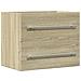 Mobile Lavabo Rovere Sonoma 60x38,5x48 Cm In Legno Multistrato - Foto miniatura 2