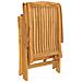 Sedie da Giardino Reclinabili con Cuscini 6 pz in Legno di Teak - Foto miniatura 6