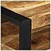 Tavolino Da Salotto 90x50x36 Cm Legno Massello Di Mango Grezzo - Foto miniatura 3