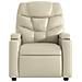 Poltrona Alzapersona Elettrica Reclinabile Crema in Similpelle - Foto miniatura 9