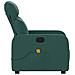Lusso Casadino -  Poltrona Massaggiante Reclinabile Verde Scuro In Tessuto - Foto miniatura 7