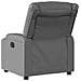 Poltrona Reclinabile Elettrica Grigia in Similpelle - Foto miniatura 5