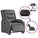 Poltrona Reclinabile Elettrica Grigia in Similpelle - Foto miniatura 6