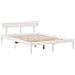 Letto senza Materasso Bianco 140x200 cm Legno Massello di Pino - Foto miniatura 7