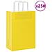 Sacchetti di Carta 250 pz con Manici Gialli 21x11x31 cm - Foto miniatura 1